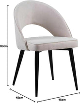 Olmecs Home and  Dining Room Restaurant Chair (beige)